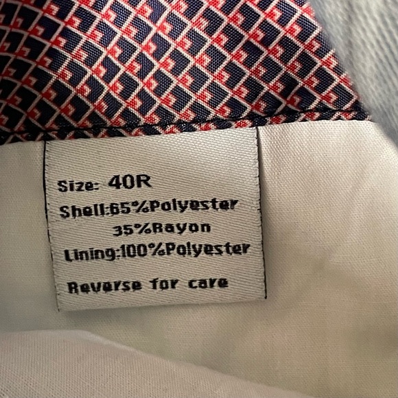 Paisley & Gray Slim Fit 2-Button Plaid Sport Coat Blazer Jacket 35408 - Picture 14 of 15